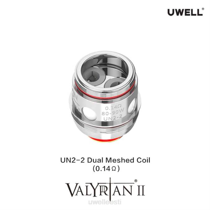 best UWELL flavours - UWELL VALYRIAN 2 asenduspoolid (2-pakk) un2 topeltvõrk 0,14 oomi N44R29